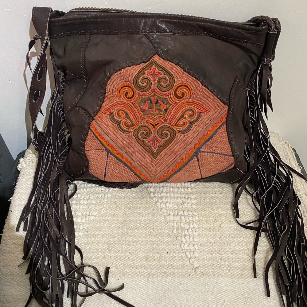 ✨ONE OF A KIND ✨VINTAGE✨Leather Hobo Crossbody